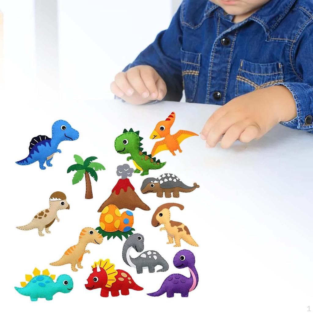 Animal My First Sewing Kits Stuffed DIY Art Craft Creative for Beginner Children Kids Teens