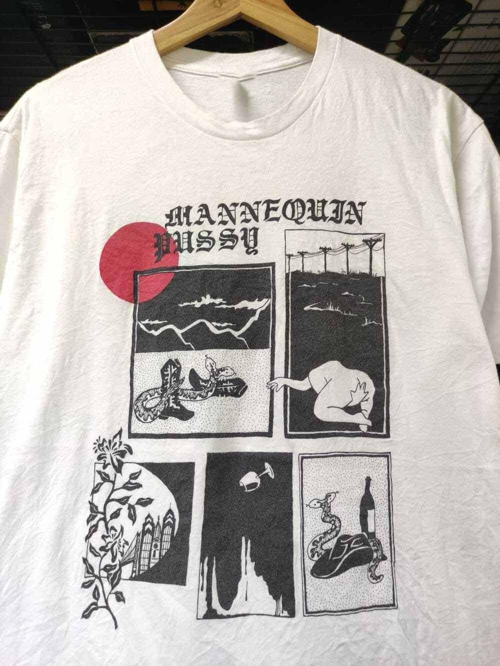 Mannequin Pussy Cowboy Snake Squirting Shirt White Unisex S-5XL XL