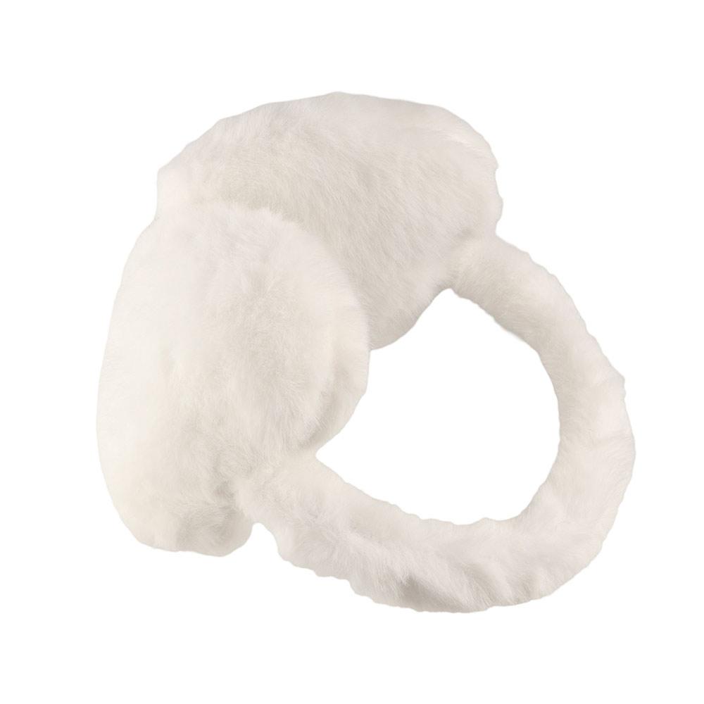Windproof Winter Earflap Solid Color Women Ear Cover Fashion Love Heart Plush Earmuffs  Skiing