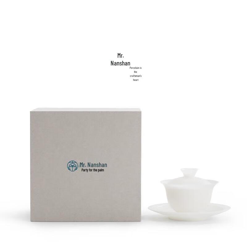Premium Ice Jade Thin-Bodied Gaiwan Tea Bowl