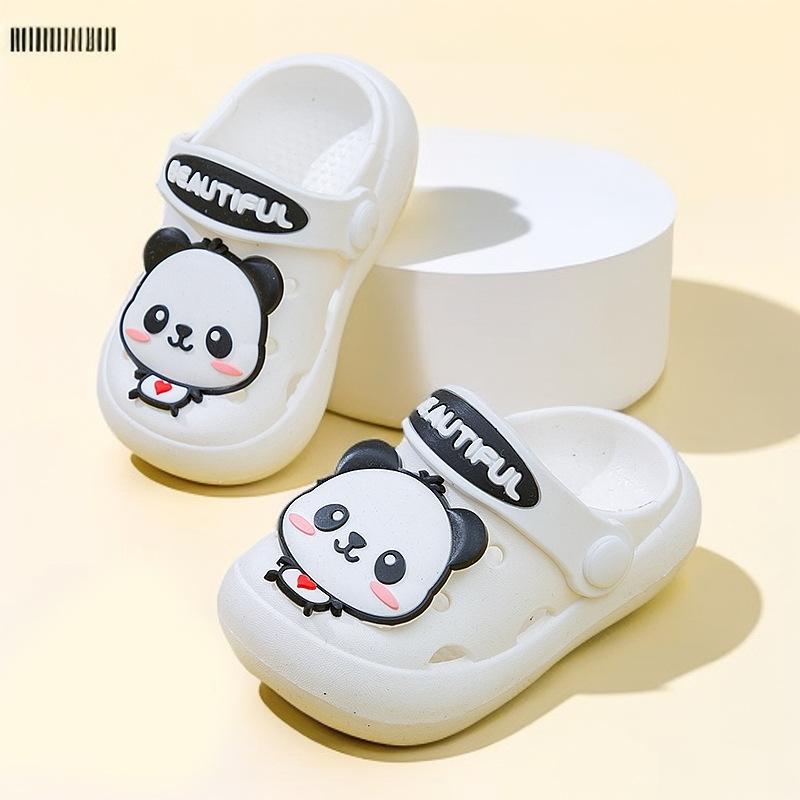 

Panda children s clogs, girls non-slip summer sandals, boys slippers, baby outdoor soft-soled indoor shoes 37/38【Inner Length21cm