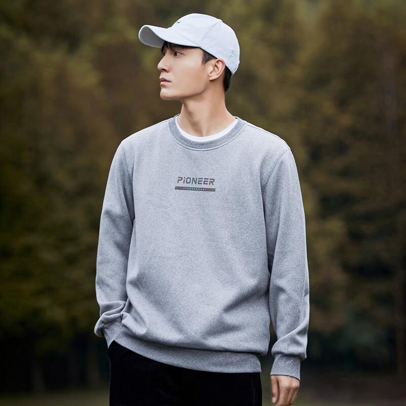 Tuoluzhe Men's Round Neck Pullover Sweatshirt