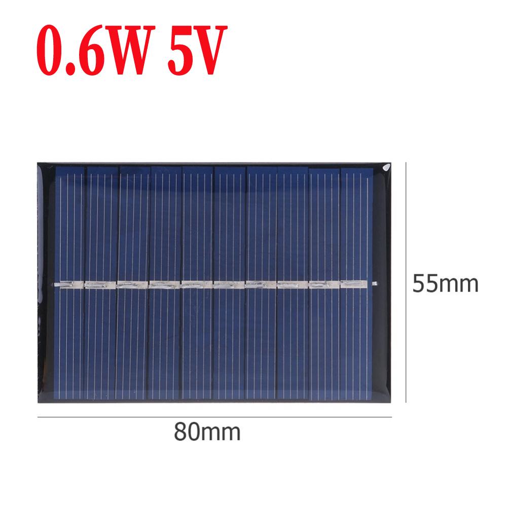 Solar Panel Outdoor 3W/2W/1.5W 5V DIY Solar Cells System for Low-power Electrical Appliances Light Moblie Phone Battery