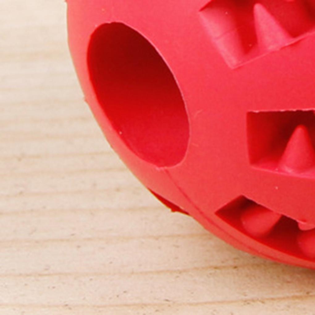 Pet Toys Extra-tough Rubber Ball Funny Interactive Elasticity Ball Dog Chew Toys Cleaning Ball