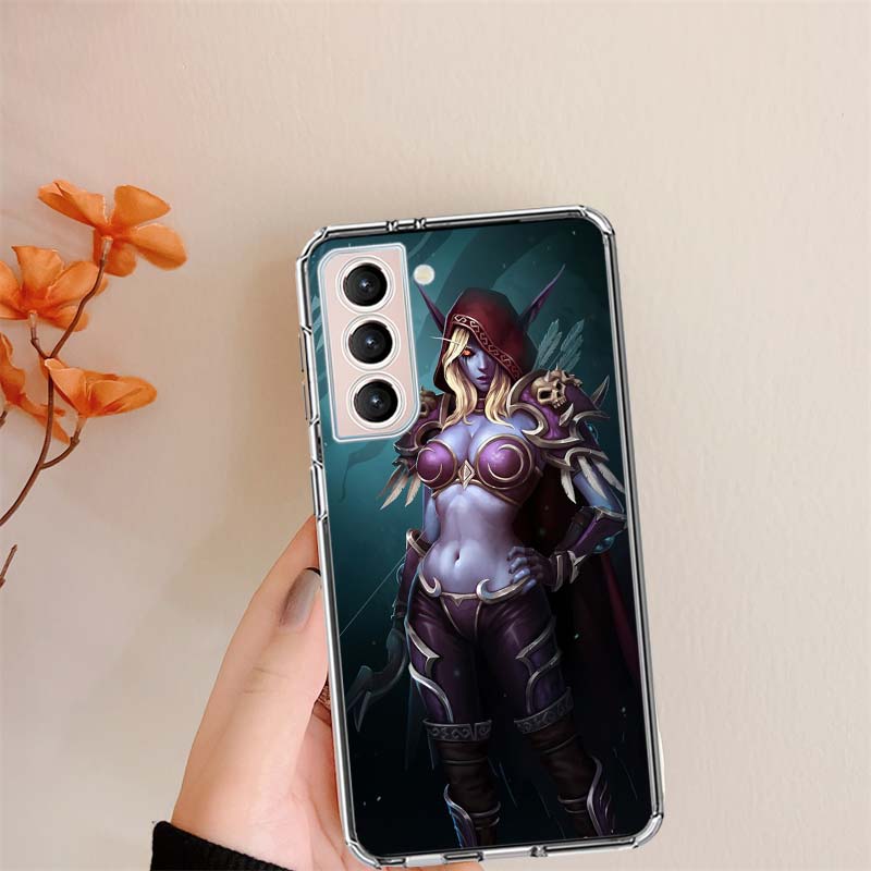 W-World Of W-Warcraft Elf Phone Case For Samsung S24 FE Galaxy S22 S25 Ultra S25 Edge S21 S23 FE S20 S10 Plus Cover Shell Coque