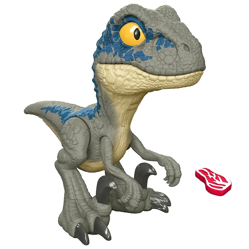 

mattel Мир Юрского периода МИР) Kick & Mogumogu Baby Blue [игрушки-динозавры] [Общая длина: приблизительно. 17,8 см] [4 года~] HVB43