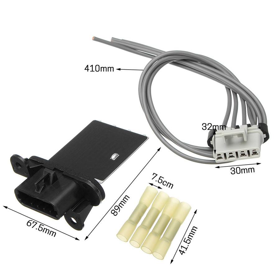 A/C Heater Blower Motor Resistor with Wiring Harness For Toyota Tacoma 2005-2018