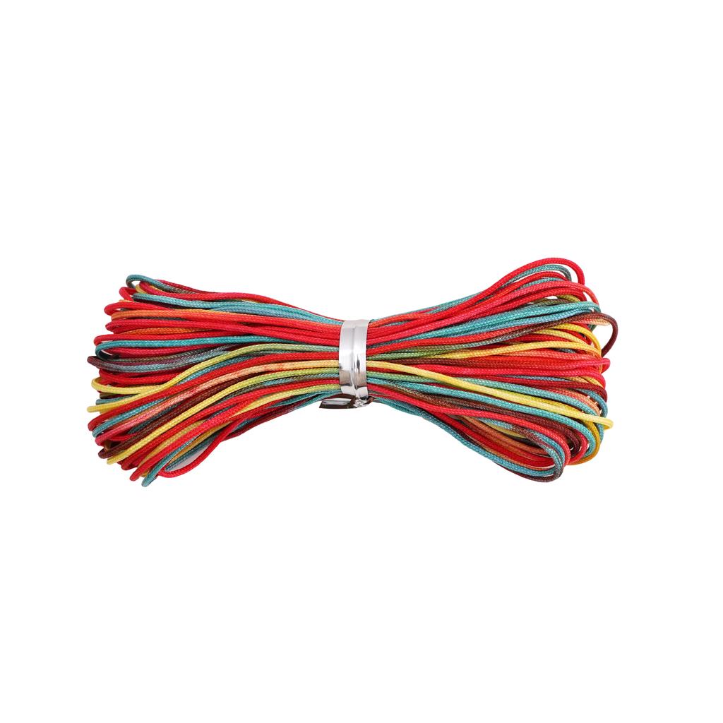 5-50m/lot 0.8mm Cotton Cord Nylon Cord Thread String DIY Beading Braided Bracelet Jewelry Making