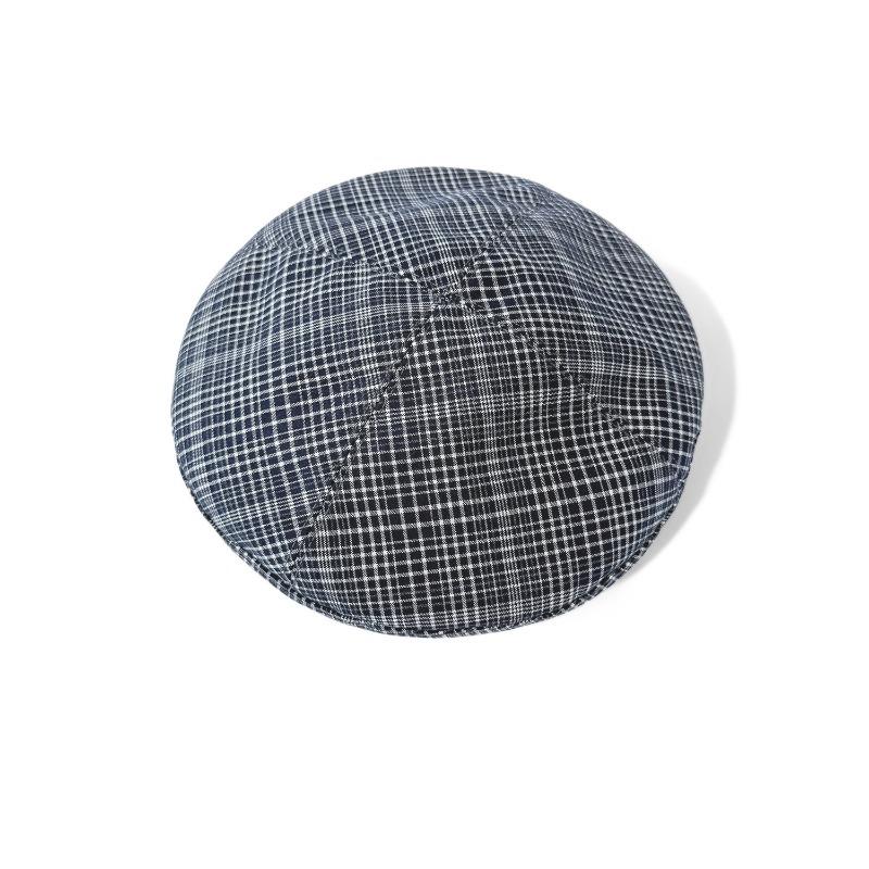 25 Early Autumn New Retro Literary Plaid Beret Children Show Their Faces Little Painter Hat