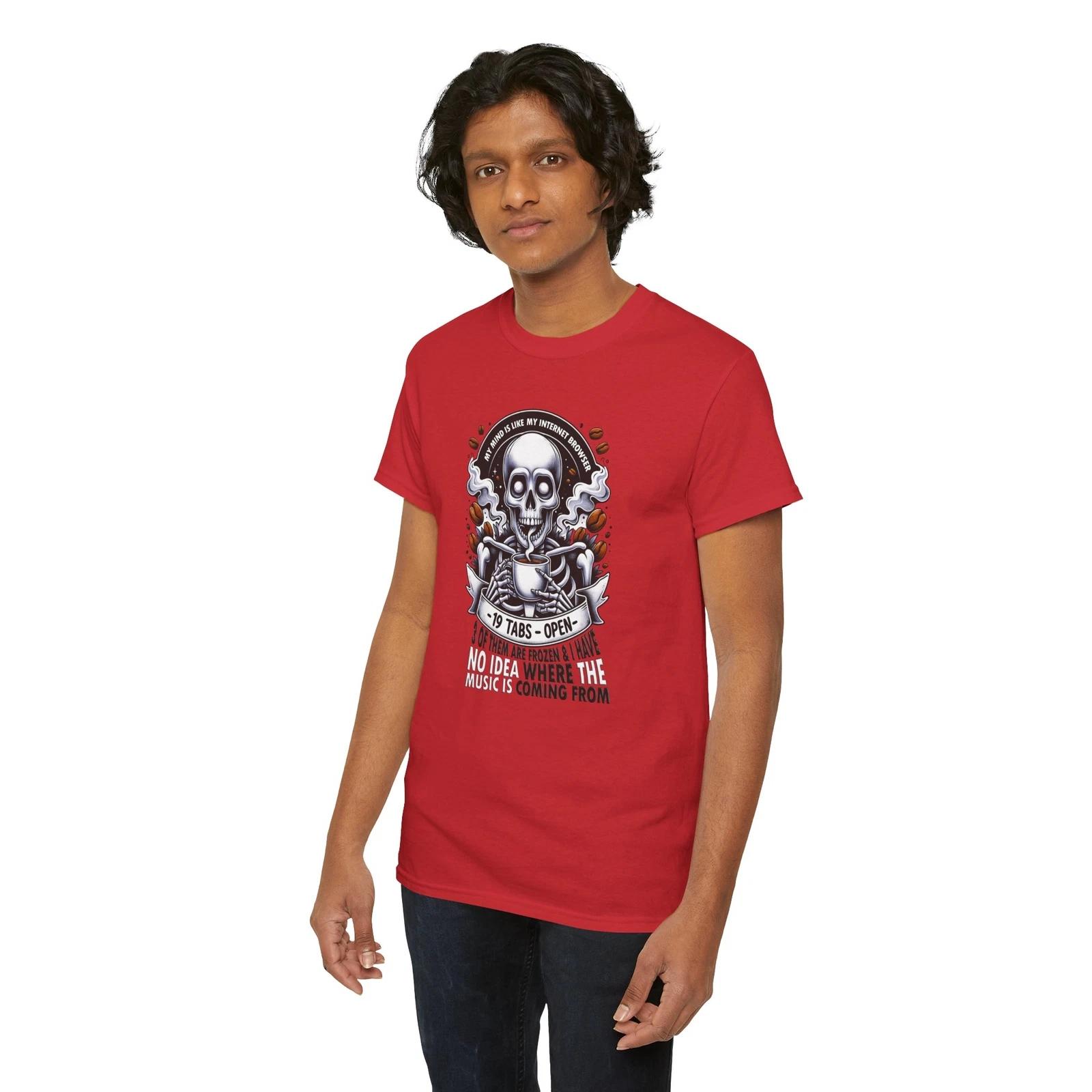 

Espresso Yourself T-Shirt | Funny Coffee Lover Caffeine Addict Tee Skeleton L