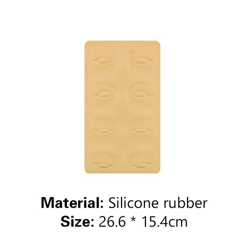 

3D Силикон Перманентный Макияж Тату Обучение Практика Искусственная Кожа Пустая Глаза Губы Лицо Для Микроблейдинга Тату Машинка as the picture