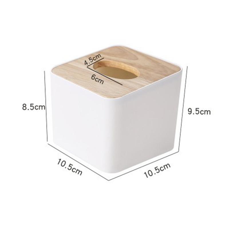 European Thickened Tissue Box Home Living Room Creative  Box with Lid Drawer Paper Box Wooden Storage Box Hotel Carton