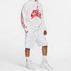 Jordan Jumpman Classics Logo Print Fleece-Lined Pullover Hoodie Men Hoodies White BV6011-100