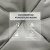 2 Piece Set Seat Cushions 98 X 50 Cm Chair Cushions With Ties Fabric Cover 8 Cm Thick Light Gray