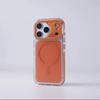 Luxury For Magsafe Magnetic Wireless Charging Case For iPhone 17 Pro Max Technology Style Metal Lens Protection Shockproof Cover