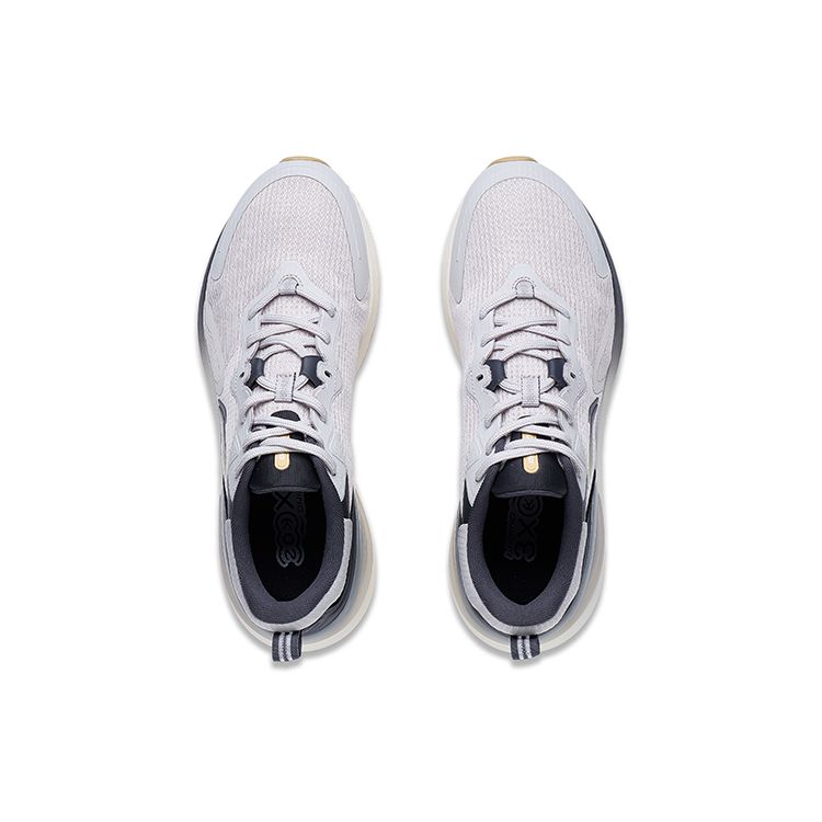 Li-Ning Easy Fit Soft Rebound Cool Slip Resistant Durable Breathable Lightweight Low Top Running Shoes Men sneakers Gray ARST081-2