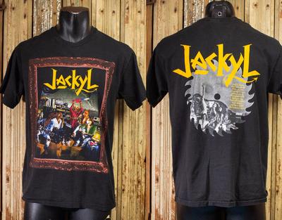 Maglietta da Concerto Vintage Jackyl 1992 Nera
