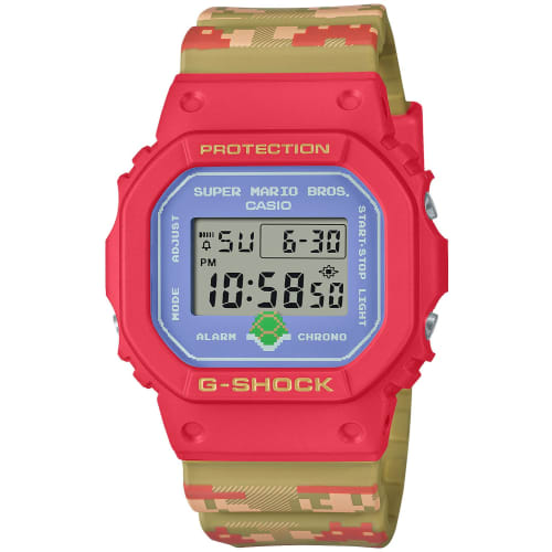 

Мужские часы Casio G-Shock Модель-коллаборация SUPER MARIO BROTHERS DW-5600SMB-4JR, Многоцветные
