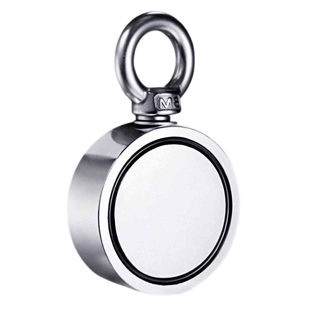 Neodymium Iron Boron Strong Salvage Magnet with Anti-collision Hook and Eyebolt