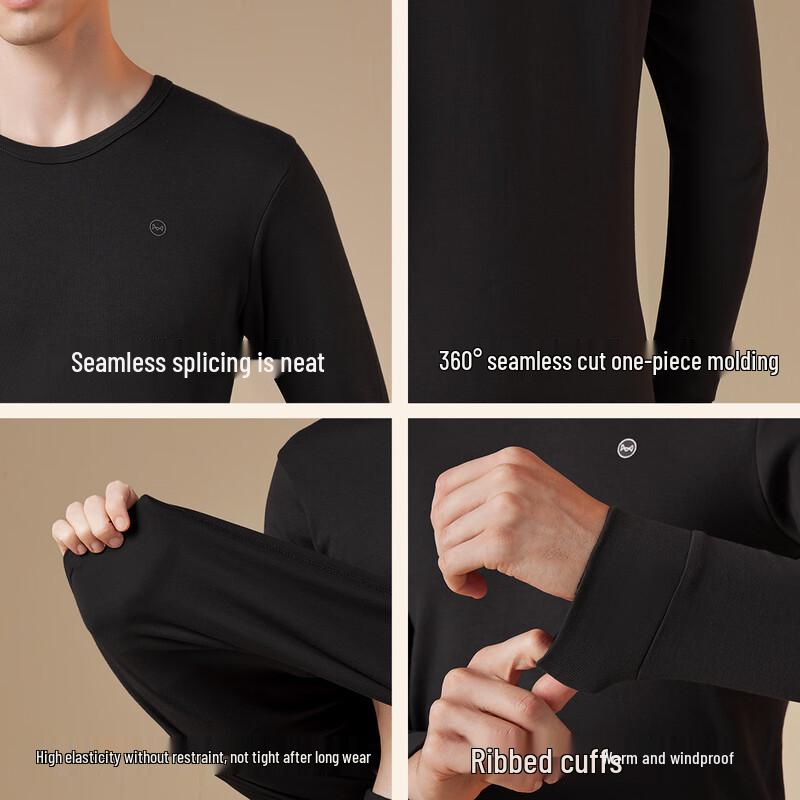 MiiOW 100% Cotton Plus Size Antibacterial Thermal Underwear