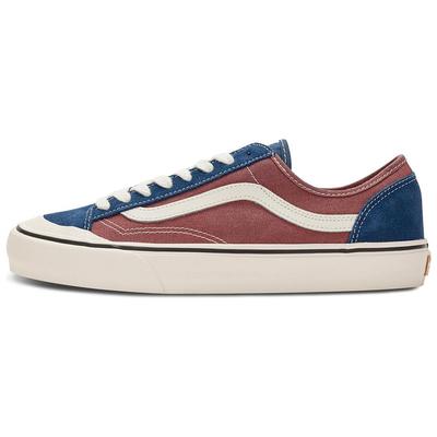 Style 136 Low Top Skate Schuhe Unisex Sneaker Weiß Rot Blau VN0A4BX9BKM