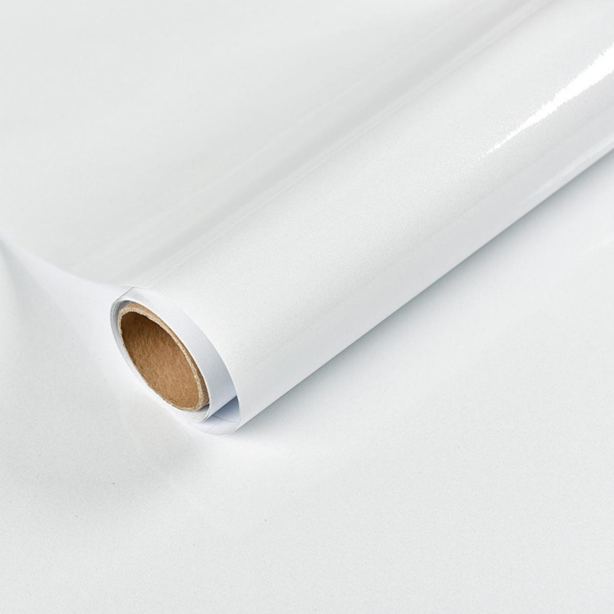 

Glossy Vinyl Wall Cover For Walls In Rolls Water-Repellent Wall Decals Bathroom Table Kitchen Adhesive Sticker For Furniture Decor 40x100CM