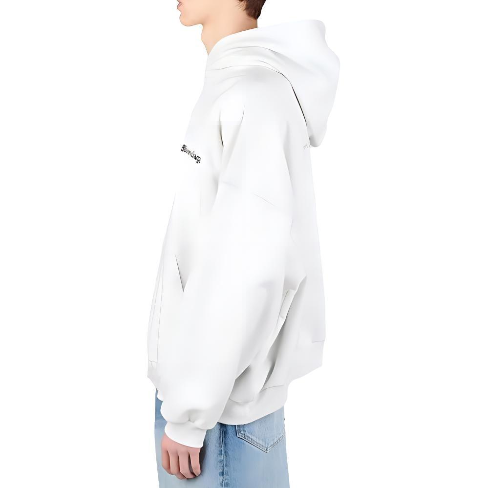 Balenciaga Logo Embroidered Hoodie 713677TOVP19081