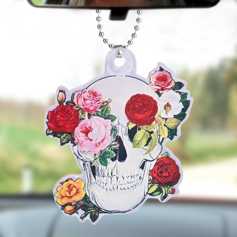 Acrylic Playful Car Decor Quirky Cartoon Hanging Ornament Versatile Bag And Home Use