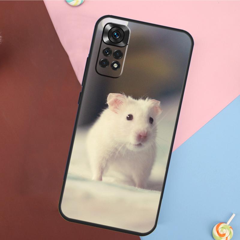 Cute Lovely Pet Hamster Cover For Xiaomi Redmi Note 14 13 Pro 12 11 9 10 9S 10S 11S 12S Redmi 14C 10C 12C 13C Case