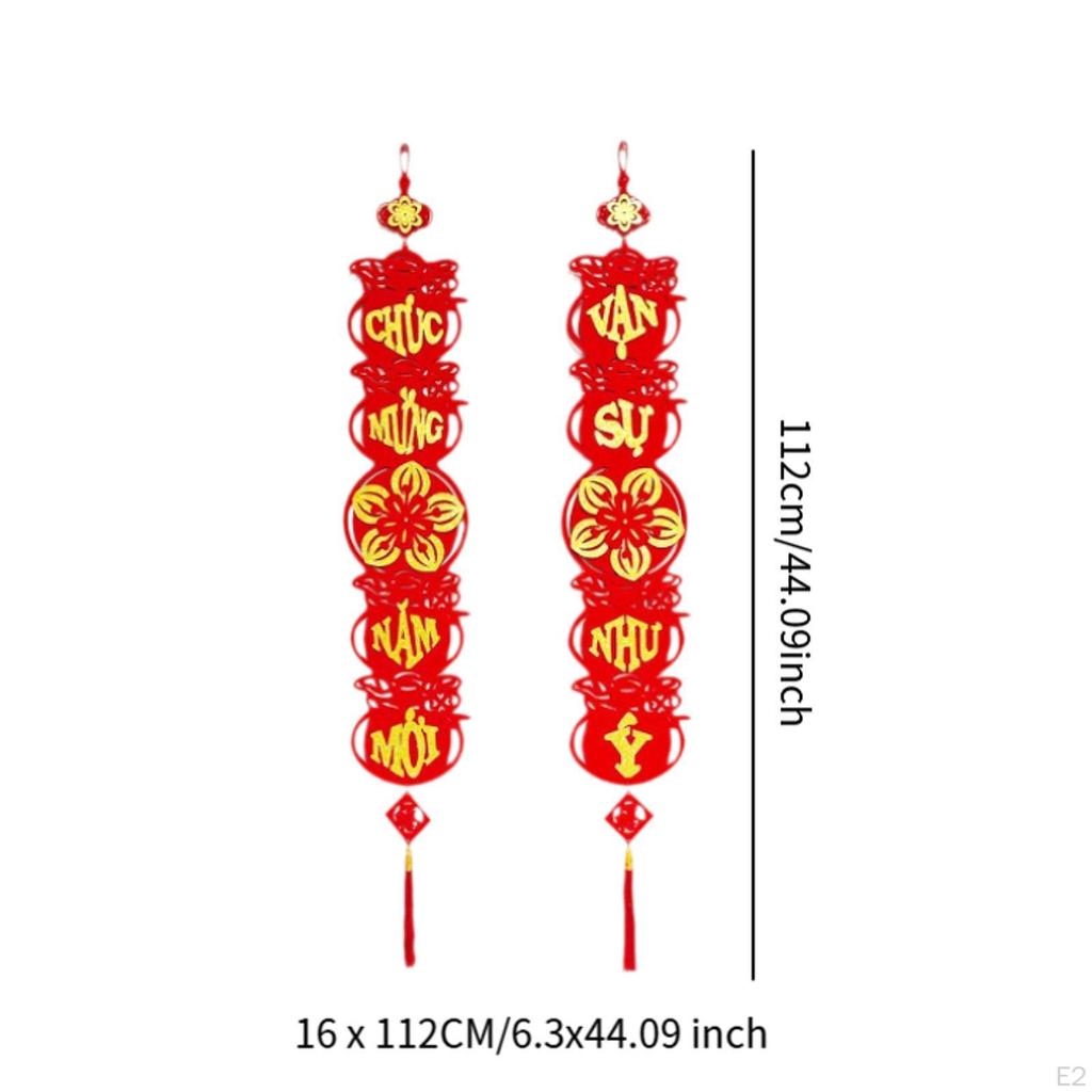 Vietnamese Year Couplets Spring Festival Creative Home Decoration for