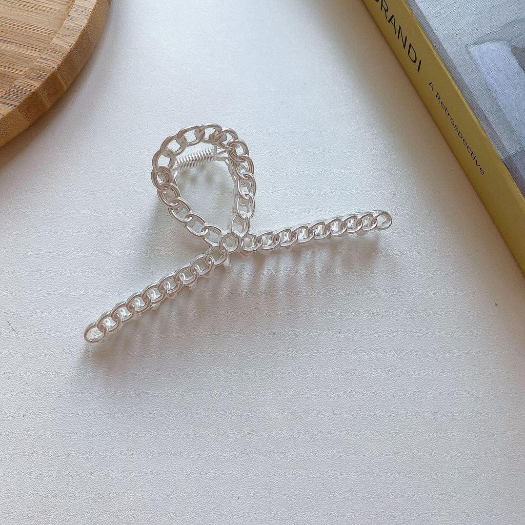 Korean Pearl Rhinestone Hair Clip - Fashionable Women's Accessory