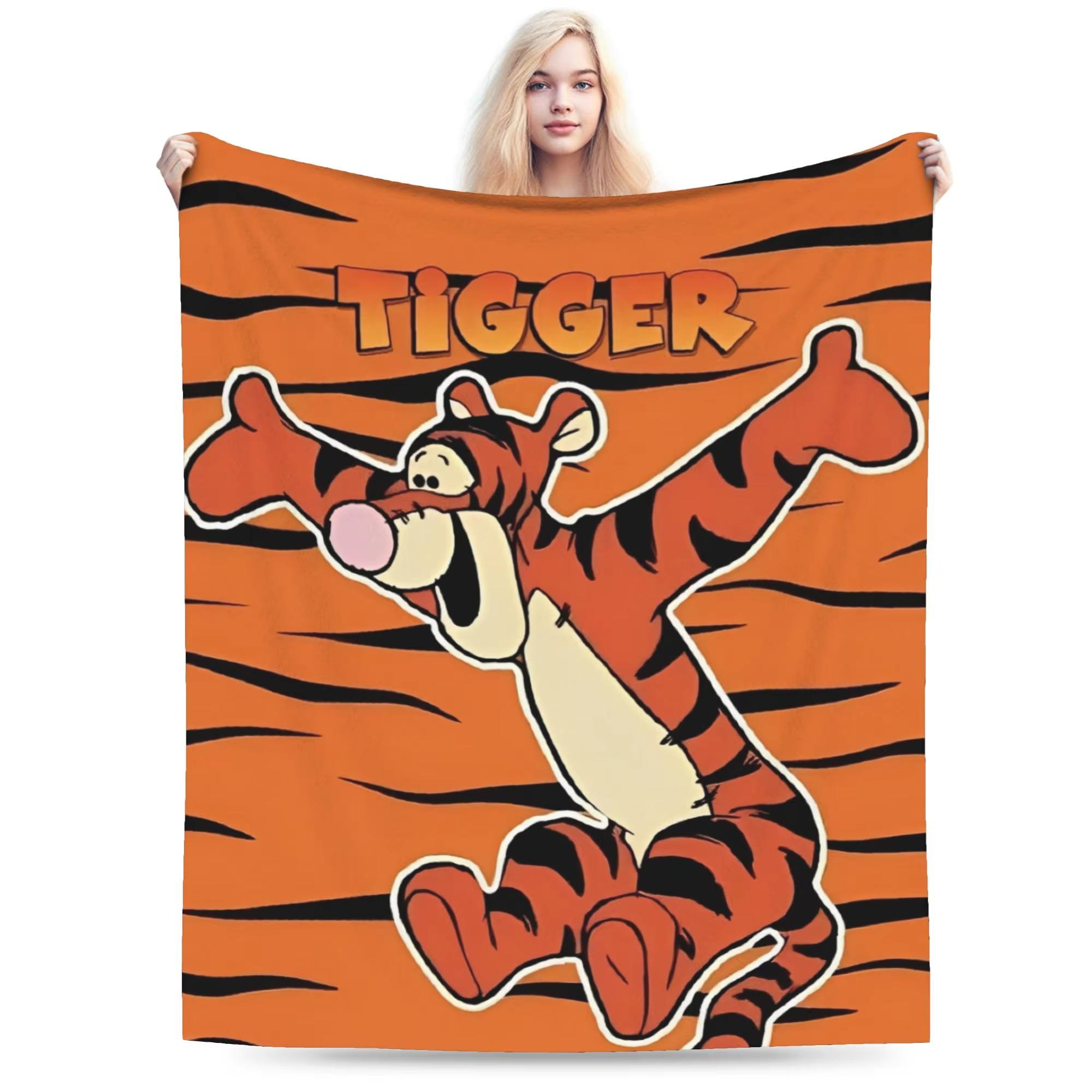 

Winnie the Pooh Tiger Print Blanket Super Soft Warm MultiSize for Men Women Bed Use 75x100cm (30x40inch)