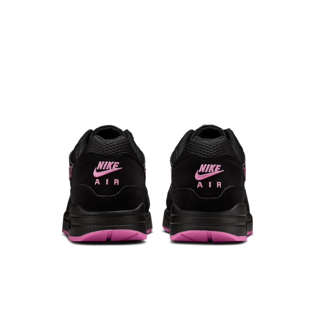 HV2302-001 Nike Air Max 1 PRM Black and Playful Pink (Men's)