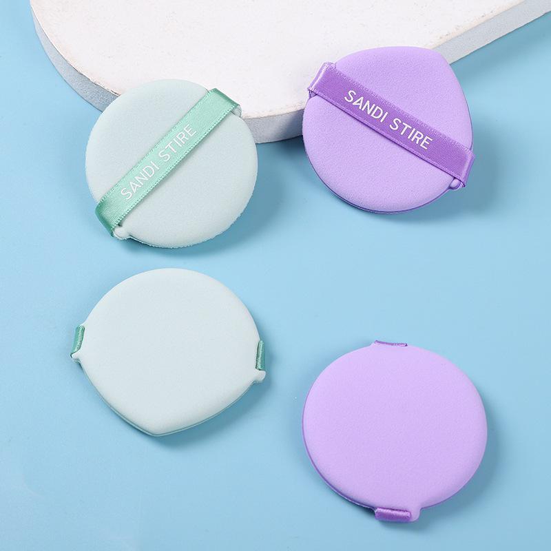 Double-Sided Cushion Puff: 2-Pack Super Soft Makeup Sponge for Wet & Dry Use