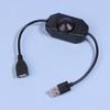 1Pc Usb Dc 5V Stepless Manual Knob Touch Led Dimmer Switch For 5050 2838 Strip Light 1 Channel Brightness Adjustment Controller