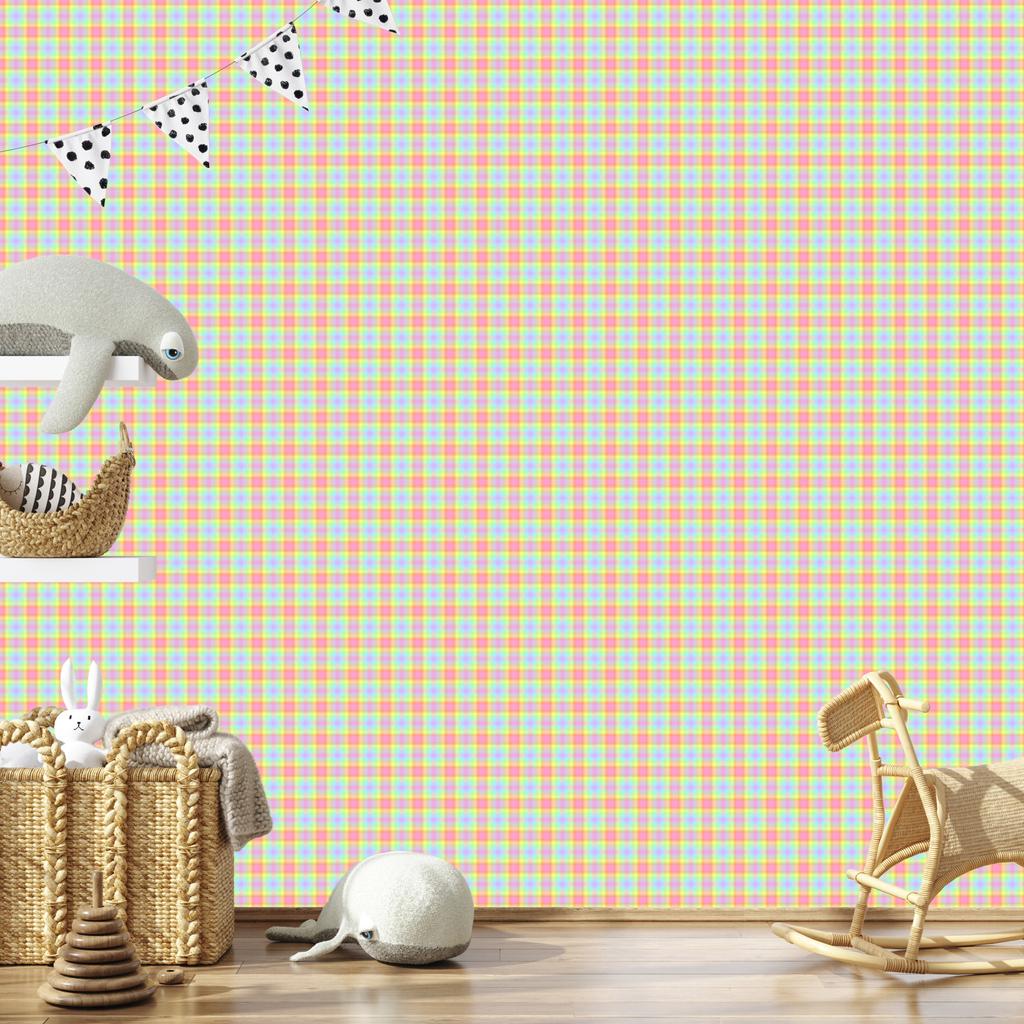 Candy Lattice Wallpaper Cream and Peach 50x1000