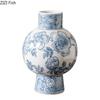 Yellow Painted Porcelain Vase Creative Classical Flower Pots Table Decoration Flowers Arrangement Vases Room Aesthetic Decor