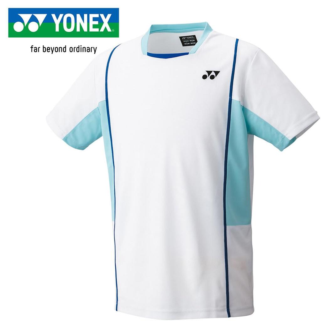 Camisa Manga Curta Jogo Camisa Branca O [Yonex] (Estilo de ajuste) (011)