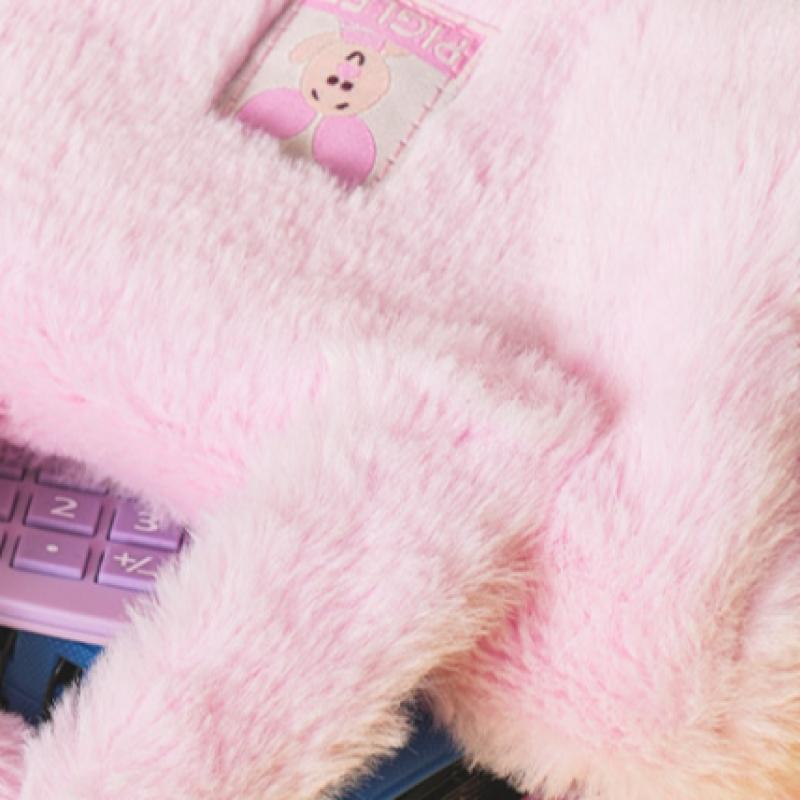 Daiso Disney Winnie The Pooh Mini Tote Bag Pink