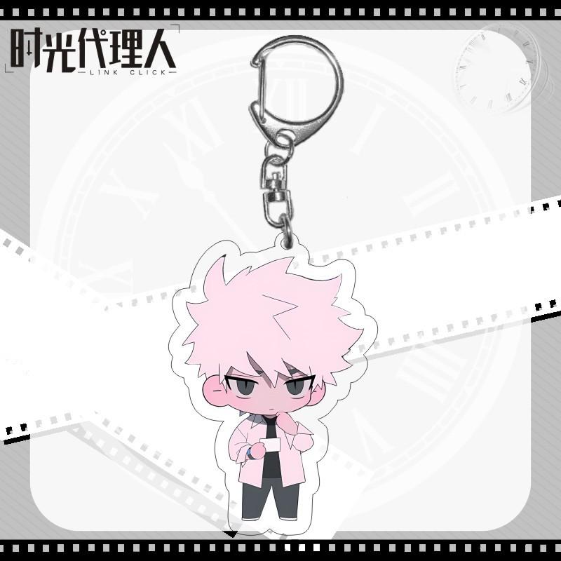 6CM Anime Link Click Shiguang Daili Ren Cosplay Schlüsselanhänger Cheng Xiaoshi Lu Guang Acryl Figur Anhänger Schlüsselanhänger Geschenk für Fans