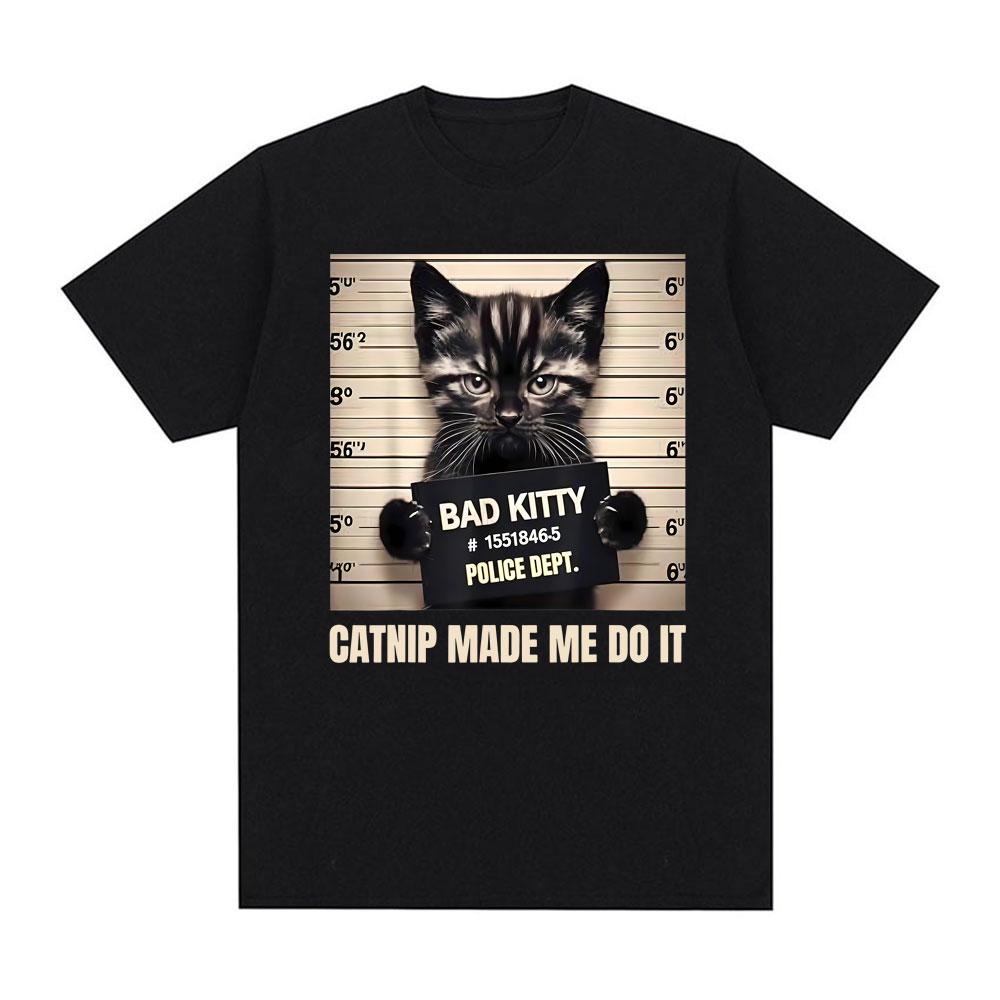 

Mugshot for Cat Lover Cat Mom Cat Dad Graphic Tee Shirt Men Women Short Sleeve Cotton T Shirts Fashion Gothic T-shirt Streetw... S разноцветный