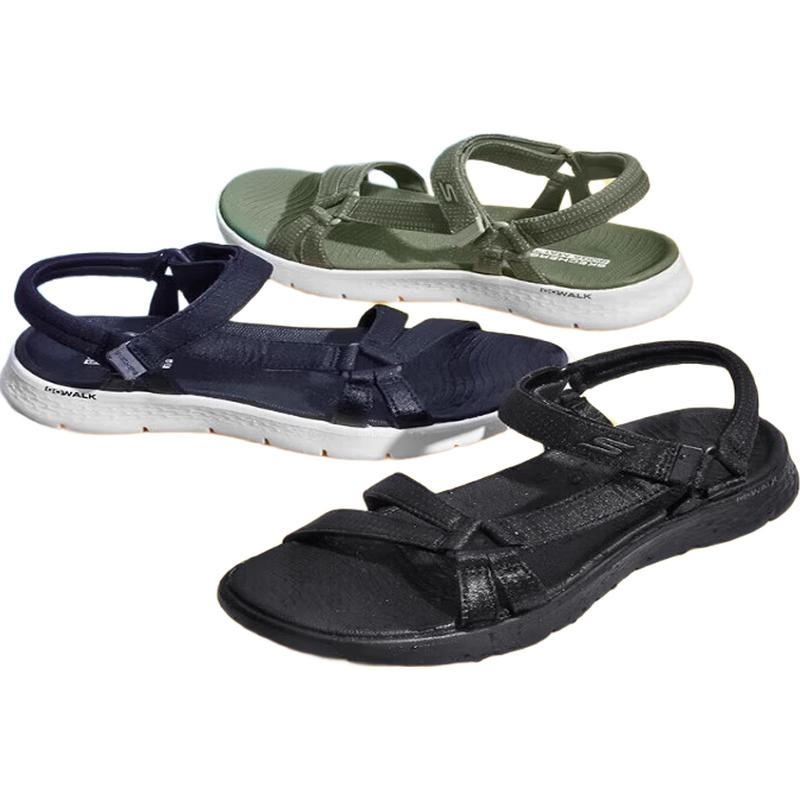 Skechers Women s Cushioned Velcro Beach Sandals 141451 37