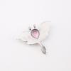 Pink Morganite Gemstone 925 Sterling Silver Jewelry Pendant  1.2" Gift For Mom CP-31-8