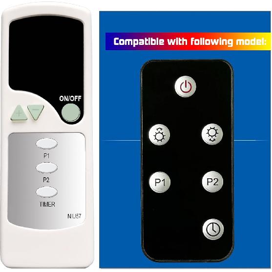 

Replacement Remote Control for PATIOBOSS PSG-15RY Electric Patio Heater Infrared Heater