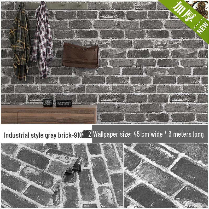 "3M Silná Samolepicí Vodotěsná PVC Tapeta Vzor Cihla": Retro design červených cihel pro restaurace a rekonstrukce"