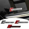 3D hliníkový autoemblém SUPERCHARGED Boční karoserie Zadní kufr Dekorativní samolepka Pro A1 A3 A4 A5 A6 A7 S5 S6 RS3 RS4 RS6 Q3 Q5 S
