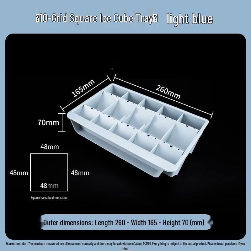 Plastic Square Ice Cube Tray