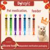 Press-Type Veterinary Syringe for Pet Feeding and Medicine