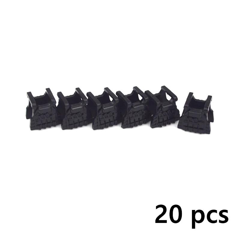 DIY Accessories Swat Weapon Soldier Guns Fence Ghillie Suits bricks WW2 Army MOC Parts Building Block Military Scene Series Toy