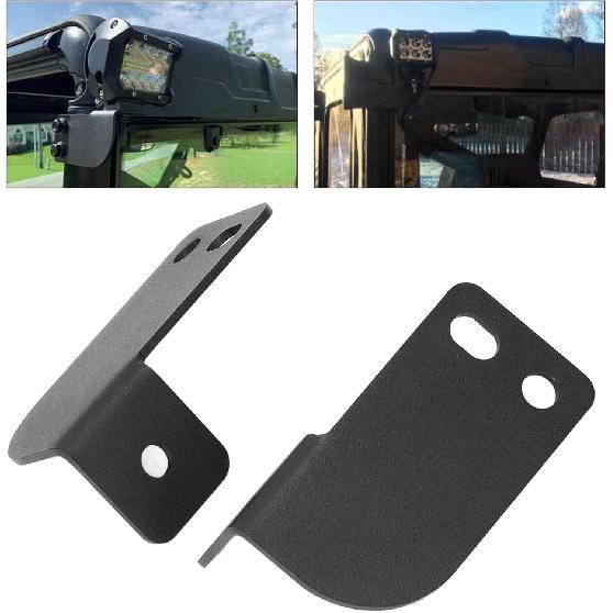 Hinterer Dachsäulen Überrollkäfig Stange LED Pod Leuchte Montagehalterung LED Lichtleiste Halterung Ersatz für Polaris 2013-2021